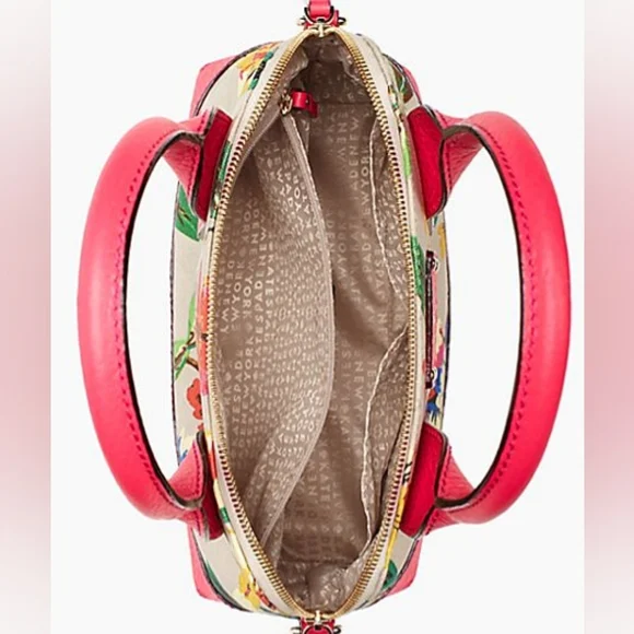 Kate Spade 2pc Southport Avenue Floral Bag & Wallet SET, Pink/Multi Color - Picture 3 of 5